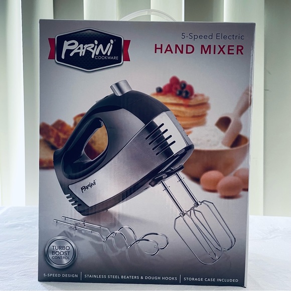 Parini Cookware 5 Speed Electric Turbo Boost Hand Mixer New in Box - Picture 3 of 6